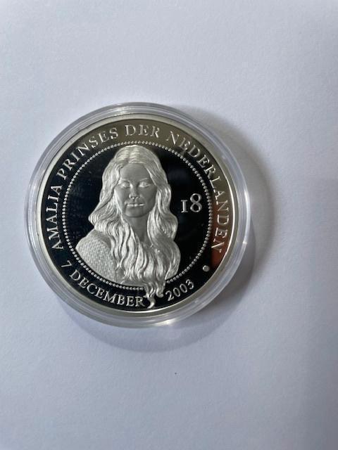 Amalia Prinses der Nederlanden 7 december 2003 18 jaar, Verzamelen, Koninklijk Huis en Royalty, Nieuw, Overige typen, Nederland