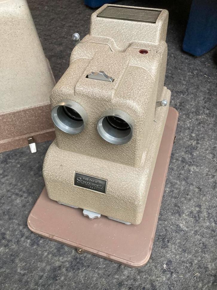 Vintage View-Master Stereomatic 500 Projector, Audio, Tv en Foto, Diaprojectors, Gebruikt, Ophalen