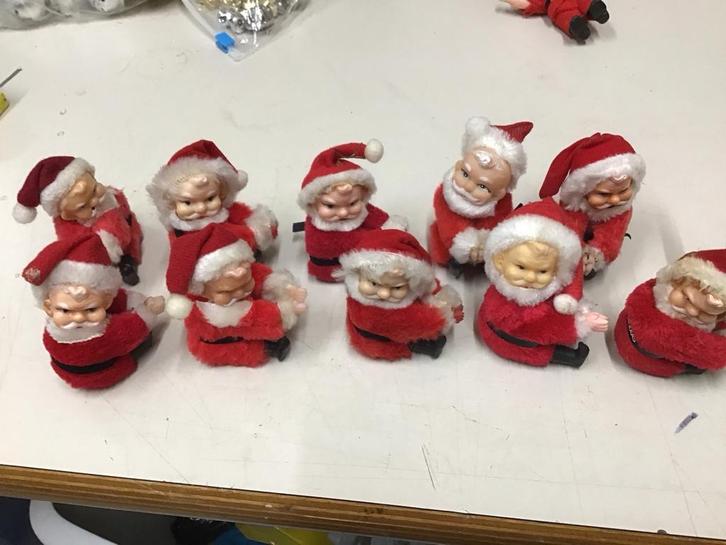 Knijp kerstmannetjes, Diversen, Kerst, Gebruikt, Ophalen of Verzenden