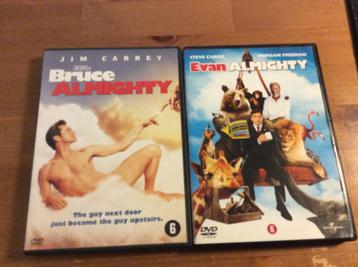 Bruce Almighty & Evan Almighty. dvd beschikbaar voor biedingen