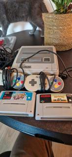 Super Nintendo, Spelcomputers en Games, Spelcomputers | Nintendo Super NES, Met 2 controllers, Gebruikt, Ophalen, Met games