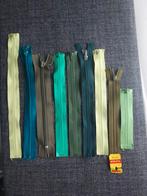 Groene ritsen, Hobby en Vrije tijd, Naaien en Fournituren, Ophalen of Verzenden, Nieuw, Rits of Sluiting