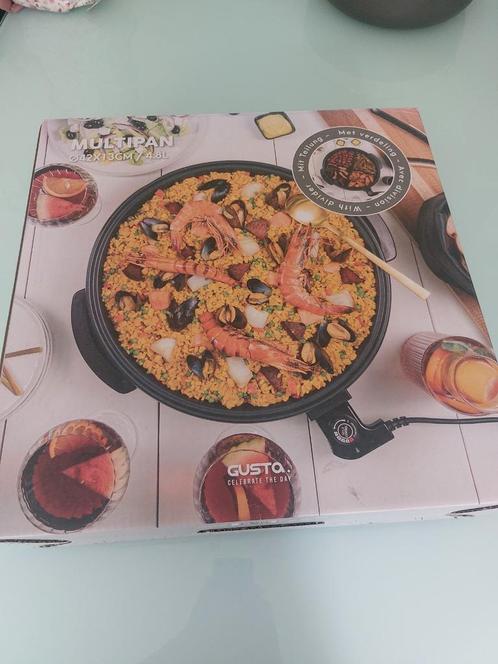 Hapjespan  Gusta multipan 42x13 cm 4,8ltr, Witgoed en Apparatuur, Gourmetstellen, Nieuw, Ophalen of Verzenden