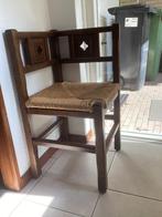 hoekstoel met touwzitting, Antiek en Kunst, Antiek | Meubels | Stoelen en Banken, Ophalen
