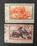 Indonesie 2107012 Schilderijen Raden Saleh, Verzenden, Gestempeld, Zuidoost-Azië