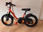 B-Twin kinderfiets, zijwieltjes en duwstang (14 inch), Ophalen, Zijwieltjes, Btwin (Decathlon), Minder dan 16 inch