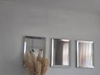 Spiegel Set - 3 Rechthoekige Spiegels, Minder dan 50 cm, Ophalen of Verzenden, Zo goed als nieuw, Minder dan 100 cm