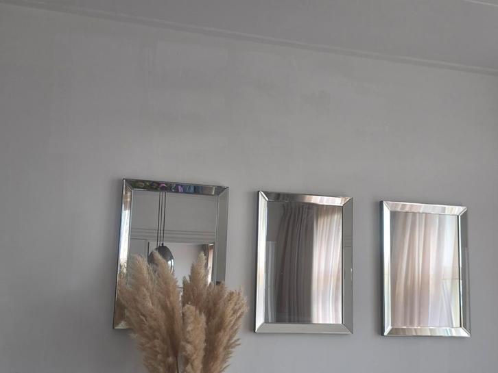 Spiegel Set - 3 Rechthoekige Spiegels, Huis en Inrichting, Woonaccessoires | Spiegels, Zo goed als nieuw, Minder dan 50 cm, Minder dan 100 cm