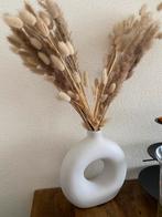 vaas met pampas, Overige kleuren, Ophalen of Verzenden, Minder dan 50 cm, Glas