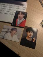 BTS Jin Photocards - Official & Limited Editions, Verzamelen, Muziek, Artiesten en Beroemdheden, Verzenden, Zo goed als nieuw