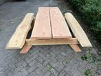 Picknickbank, picknicktafel, boomstam, Ophalen, Nieuw, Rechthoekig, Hout