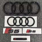 Audi S5 Zwarte Emblemen Set – Direct Leverbaar!, Auto diversen, Tuning en Styling, Ophalen of Verzenden