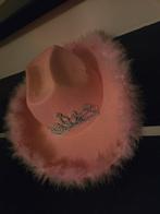 Roze Cowboyhoed met Strass Kroon, Carnaval, Ophalen of Verzenden, Nieuw