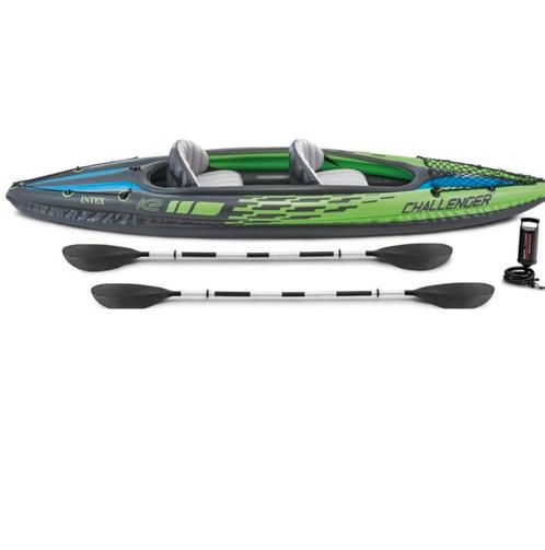 2 persoons Kayak en zwemvesten, Watersport en Boten, Kano's, Zo goed als nieuw, Overige typen, Twee personen, Ophalen