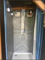 Nooddouche met geiser, Ophalen, Douche