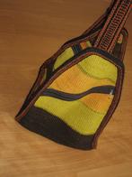 Nieuw! Fleurig handgeweven ruim rugtasje uit PERU, snazzeys, Verzenden, Nieuw, Overige kleuren, Schoudertasje