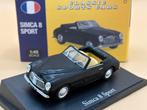 Simca 8 Sport 1:43 Atlas, Ophalen of Verzenden, Zo goed als nieuw, Auto, Overige merken