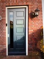 T.k. Mooie hardhouten voordeur zonder kozijn, Doe-het-zelf en Verbouw, Deuren en Horren, Ophalen, Gebruikt, 80 tot 100 cm, 215 cm of meer