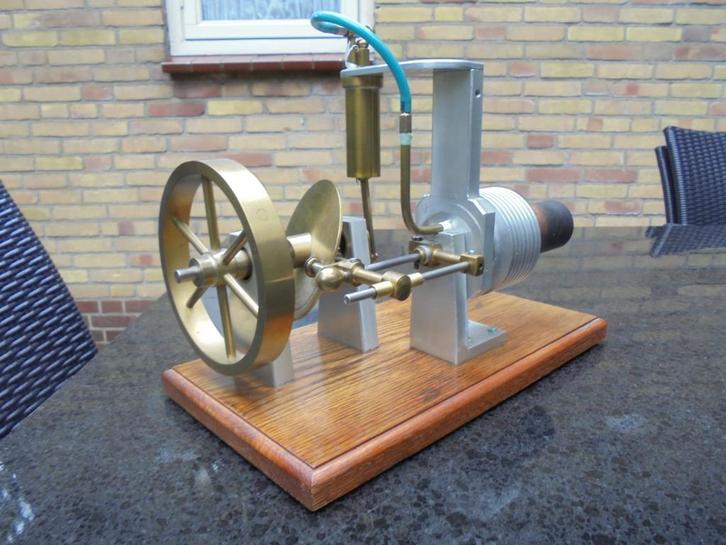Stoommachine, modelbouw machine, stoom machine. Sterling, Antiek en Kunst, Antiek | Speelgoed, Ophalen