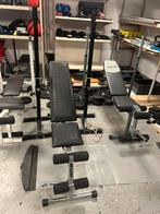 Halter bank /stag/dumbelles/gewichten/ set vanaf €150-€350, Sport en Fitness, Ophalen of Verzenden, Zo goed als nieuw, Fitnessbank