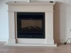 Faber elektrische inbouwhaard incl.natuurstenen ombouw., Huis en Inrichting, Kachels, Ophalen, Overige soorten, Zo goed als nieuw