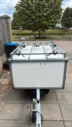 Aanhangwagen met vaste deksel, Caravans en Kamperen, Ophalen, Gebruikt