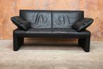 ZGANieuw zwarte leren Jori Linea design tweezitsbank, Leolux gelderland harvink rolf benz jori design on stock montis, Jori, 150 tot 200 cm