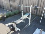 Bankdrukbank, Sport en Fitness, Ophalen, Gebruikt, Krachtstation, Metaal