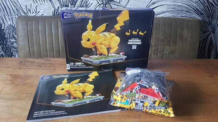 Mega Construx Pokémon Pikachu motion, Kinderen en Baby's, Speelgoed | Bouwstenen, Zo goed als nieuw, Ophalen of Verzenden