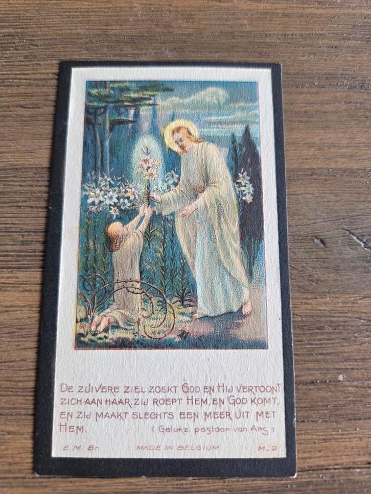 Bidprentje Elisabeth Koole - 1941 - Religieus, Verzamelen, Bidprentjes en Rouwkaarten, Ophalen of Verzenden