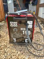 Mig 195 lasapparaat compleet met gasfles, Doe-het-zelf en Verbouw, Gereedschap | Lasapparaten, Ophalen, Zo goed als nieuw, Co2
