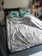 Stevig bed ombouw+bodem voor 140x200, gebruikerssporen, Ophalen, Bruin, 140 cm, Twijfelaar