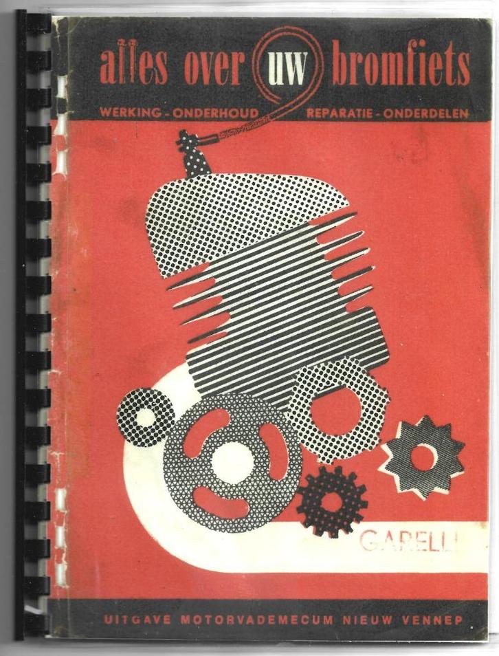 Garelli Rekord Rally Cross 3M reparatie bromfiets, Fietsen en Brommers, Handleidingen en Instructieboekjes, Zo goed als nieuw