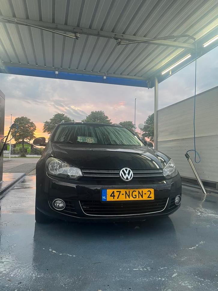 Volkswagen Golf 1.2 TSI 77KW Variant 2010 Zwart, Auto's, Volkswagen, Particulier, Golf, Airbags, Airconditioning, Alarm, Centrale vergrendeling