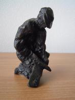 Bronzen Beeld Timmerman - Jaap Hartman Gesigneerd 12cm Hoog, Ophalen of Verzenden