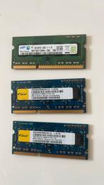 2GB DDR3 laptop Ram gegeugen, Ophalen of Verzenden, Zo goed als nieuw, DDR3, Laptop