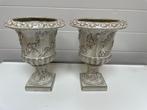 Vazen Empire look 2 stuks  €20, Ophalen, Overige kleuren, Glas, Minder dan 50 cm