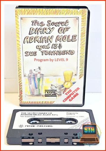 The Secret Diary of Adrian Mole Commodore 64 C64 Game Getest beschikbaar voor biedingen