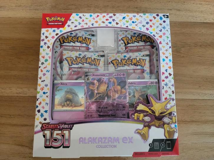 Pokemon 151 Alakazam ex collection, Hobby en Vrije tijd, Verzamelkaartspellen | Pokémon, Nieuw, Ophalen of Verzenden