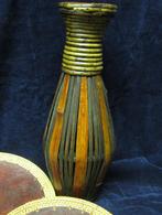 Bamboe houten vaas BROCANTE, Huis en Inrichting, Woonaccessoires | Vazen, Ophalen