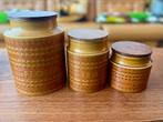 Vintage Hornsea Saffron Voorraadpot Set, Ophalen of Verzenden