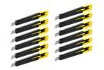 Stanley 0-10-150/12 12 x Afbreekmes SM 9mm, Doe-het-zelf en Verbouw, Gereedschap | Handgereedschap