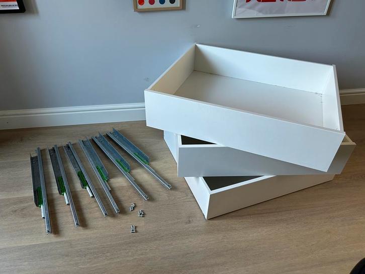 3x IKEA Komplement, 75x58, lades voor pax kast, Huis en Inrichting, Kasten | Kledingkasten, Zo goed als nieuw, Minder dan 100 cm