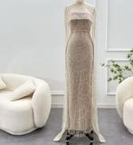 Lux Avond Jurk , Dubai Style, Maat 38/40 (M), Overige kleuren, Nieuw, Ophalen of Verzenden