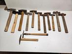 Bankhamer 200-1500 gram,klauwhamer,vuist enz, Doe-het-zelf en Verbouw, Gereedschap | Handgereedschap, Ophalen of Verzenden, Gebruikt