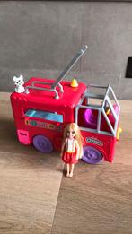 Barbie Chelsea brandweerwagen, Kinderen en Baby's, Speelgoed | Poppen, Ophalen of Verzenden, Zo goed als nieuw, Barbie
