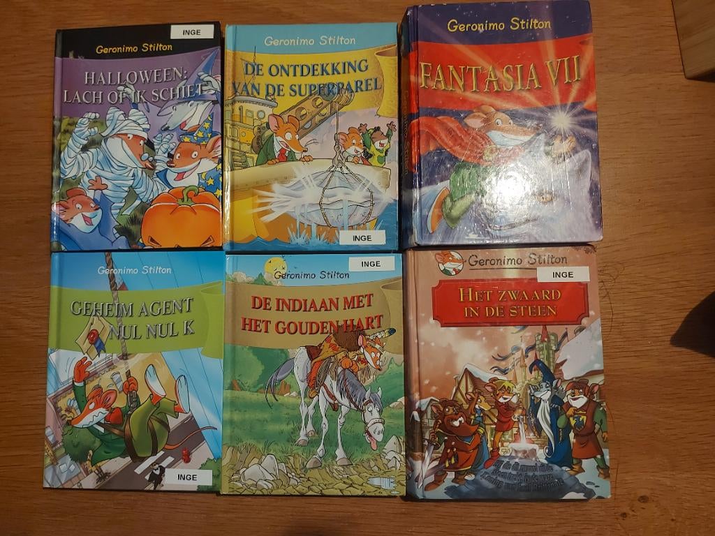 Kinderboeken Geronimo Stilton e.a., Boeken, Ophalen of Verzenden, Gelezen, Fictie algemeen