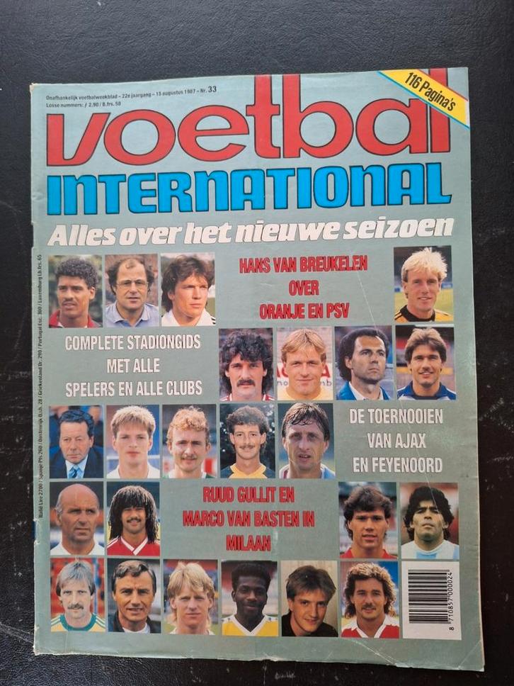 VI Seizoensgids 1987/88 (incl. poster PSV), Verzamelen, Sportartikelen en Voetbal, Gebruikt, Boek of Tijdschrift, PSV, Ophalen of Verzenden
