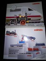 Marklin totaalprogramma 2 stuks, Hobby en Vrije tijd, Modeltreinen | H0, Wisselstroom, Zo goed als nieuw, Märklin, Boek, Tijdschrift of Catalogus