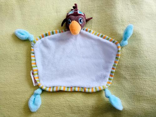 Swiss airlines knuffeldoek vogel met pilotenmuts, Kinderen en Baby's, Speelgoed | Knuffels en Pluche, Zo goed als nieuw, Overige typen